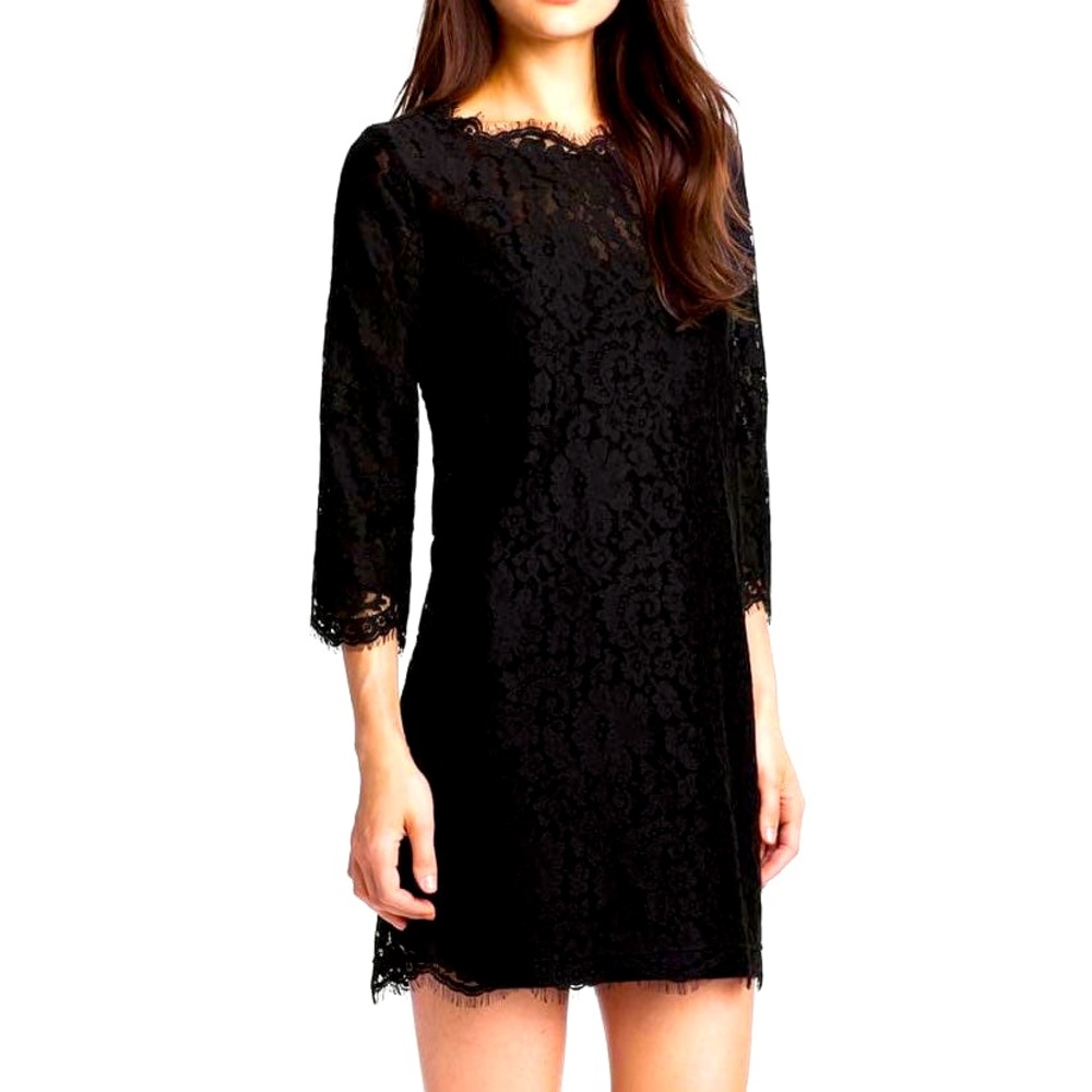 Joie Portia Black Lace Dress